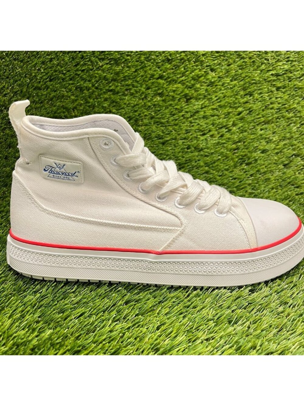Thorogood Warehouse Won Mid Mens Size 9.5E White Composite Toe Safety Work Shoes